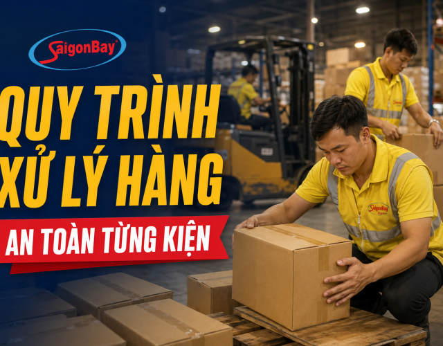 Quy Trình Xử Lý Hàng Hóa Tại Kho Sài Gòn Bay Express | Vận Chuyển Quốc Tế An Toàn