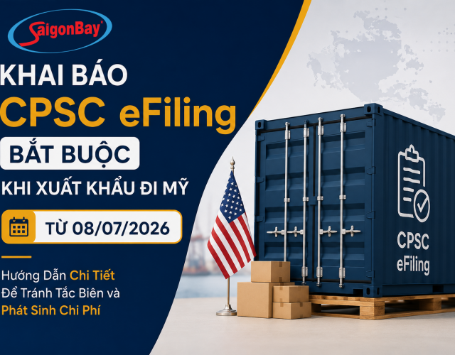 QUY ĐỊNH CPSC EFILING ĐÃ CHÍNH THỨC CÓ HIỆU LỰC 